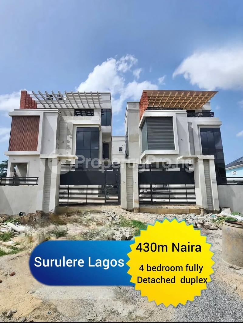 4 bedroom House for sale Adelabu Surulere Lagos