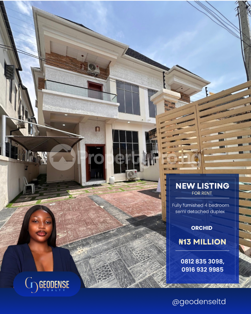 4 bedroom House for rent Orchid Lekki Lagos