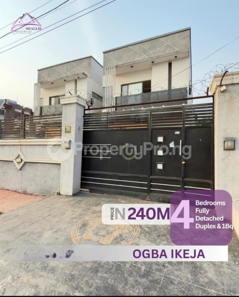 4 bedroom House for sale Oke-Ira Ogba Lagos