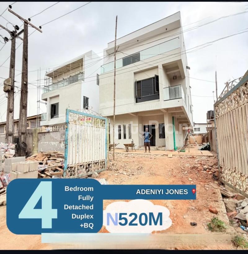 4 bedroom House for sale Ikeja Lagos Adeniyi Jones Ikeja Lagos