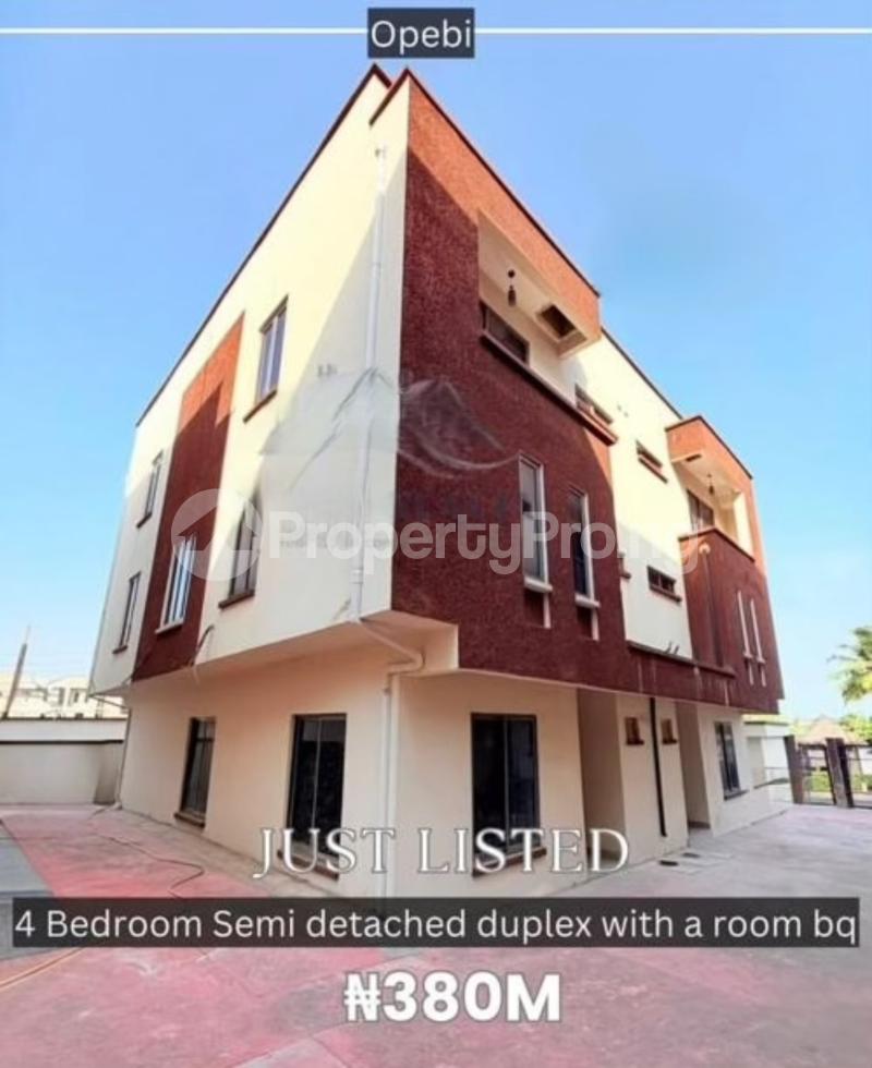 4 bedroom House for sale  Opebi Ikeja Lagos