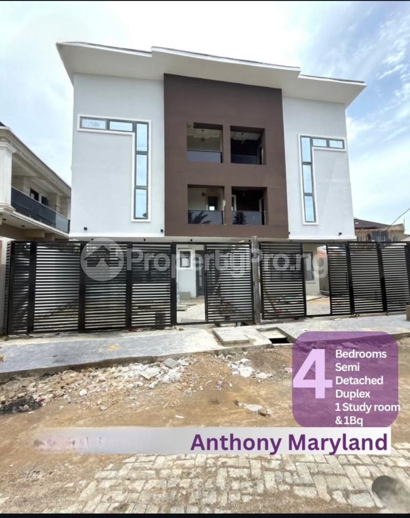 4 bedroom House for sale  Anthony Village Maryland Lagos