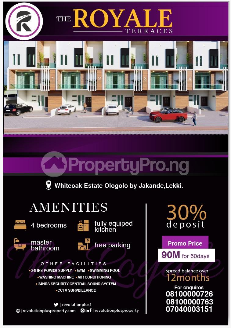 4 bedroom Flat / Apartment for sale Ologolo Lekki Lagos