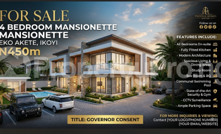 4 bedroom House for sale Eko Akete Ikoyi Lagos