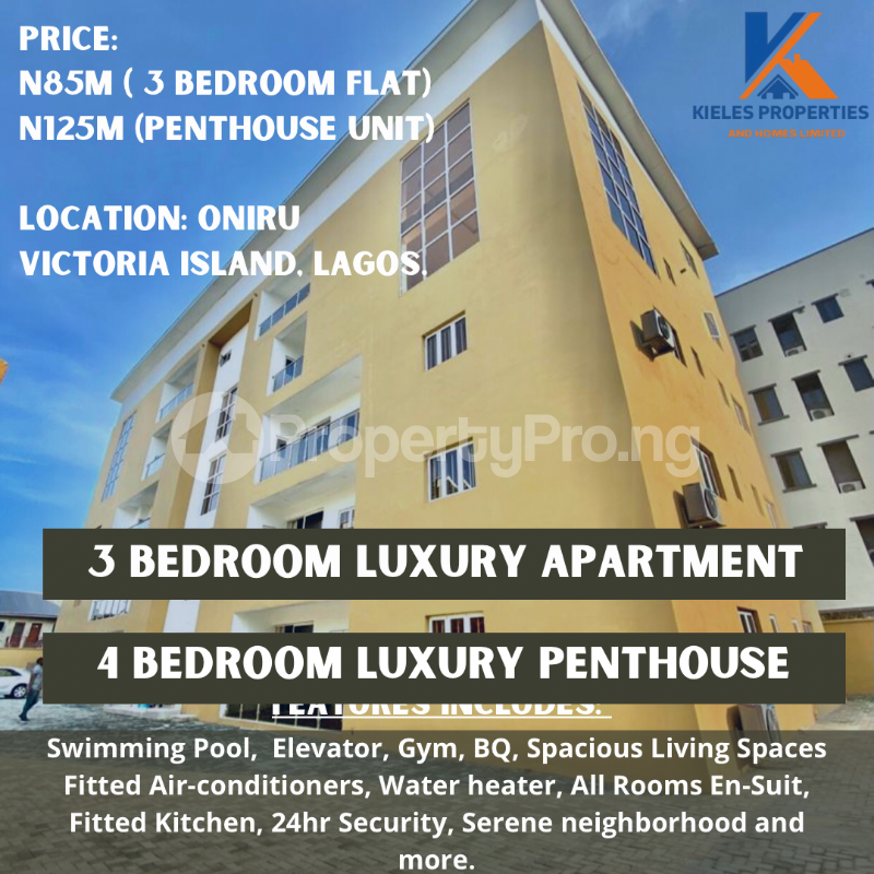 4 bedroom Flat / Apartment for sale ONIRU Victoria Island Lagos