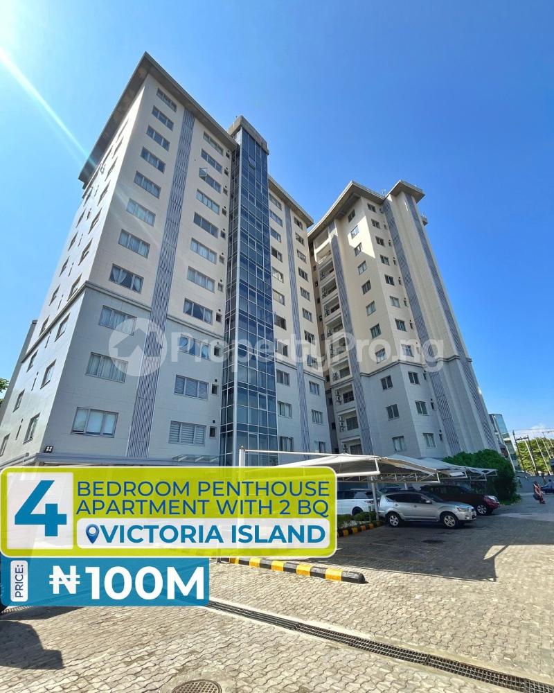 4 bedroom Flat / Apartment for rent Penthouse With Club House, Elevator , Pool, Gym Etc Victoria Island Lagos - 0