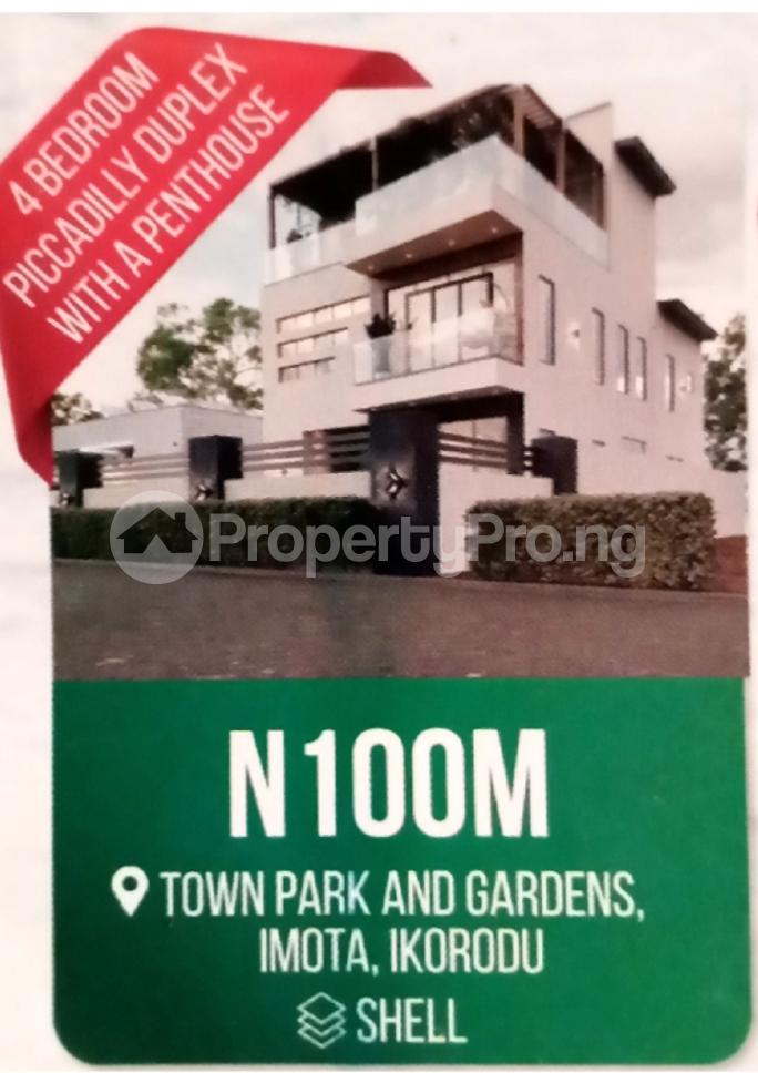 4 bedroom House for sale Town Park And Gardens Estate Emuren Imota, Ikorodu Ikorodu Lagos