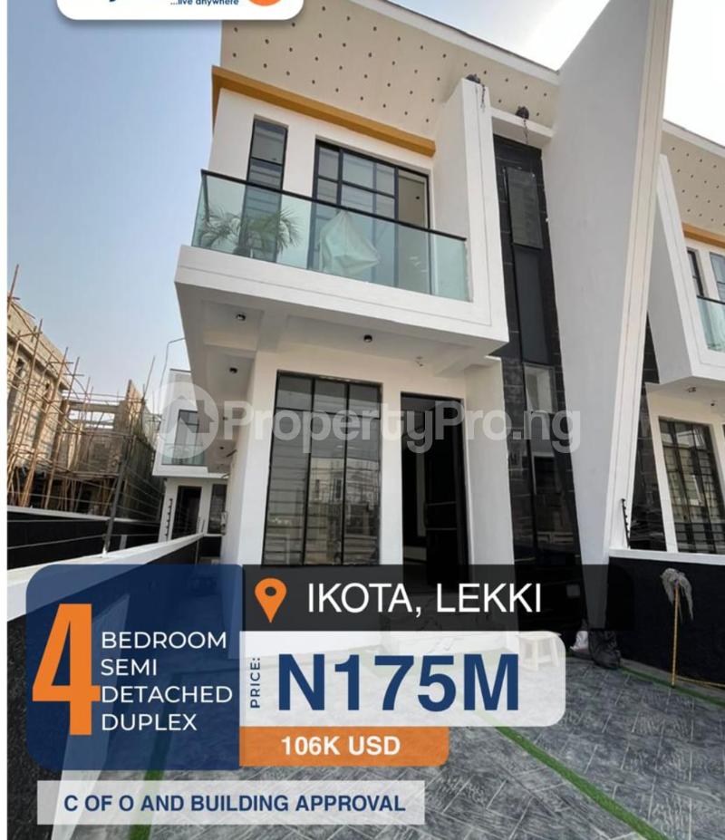 4 bedroom House for sale Ikota Lekki Lagos