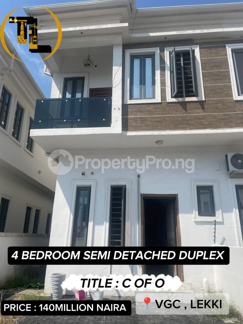 4 bedroom House for sale Harris Drive Estate VGC Lekki Lagos