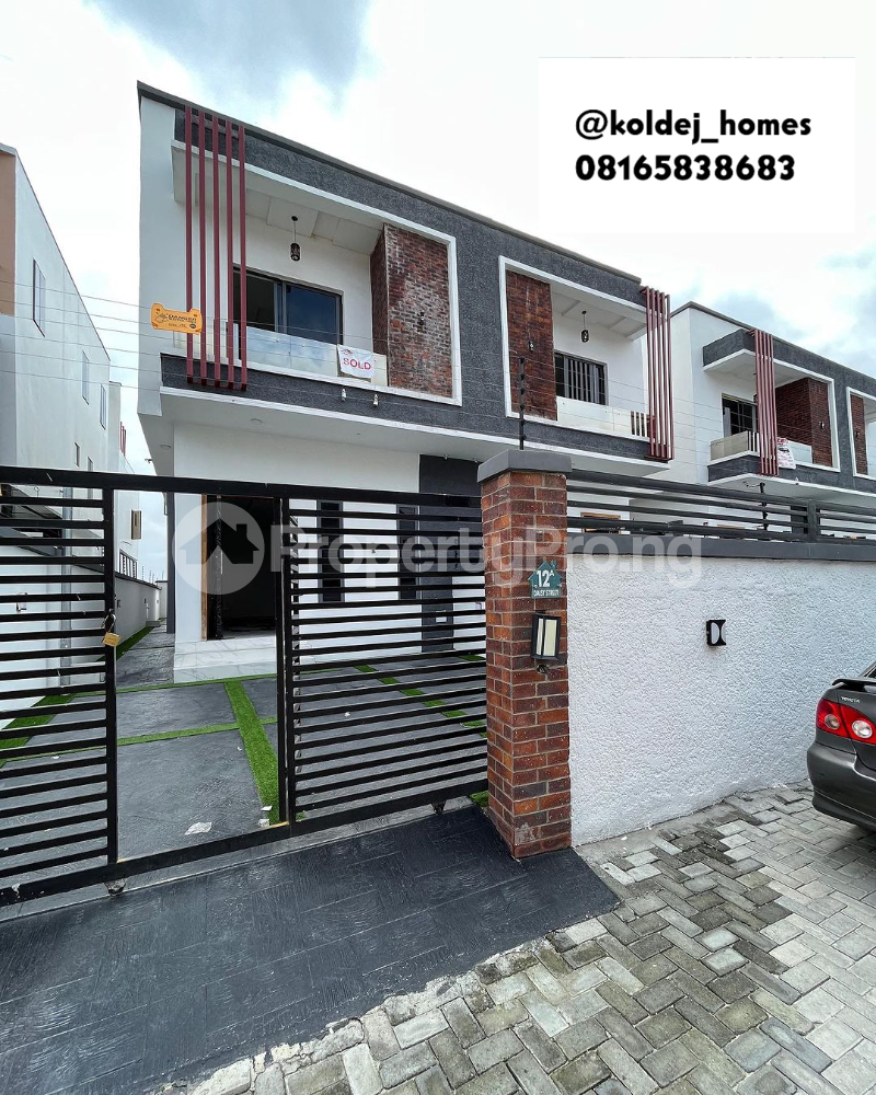 4 bedroom House for rent chevron Lekki Lagos