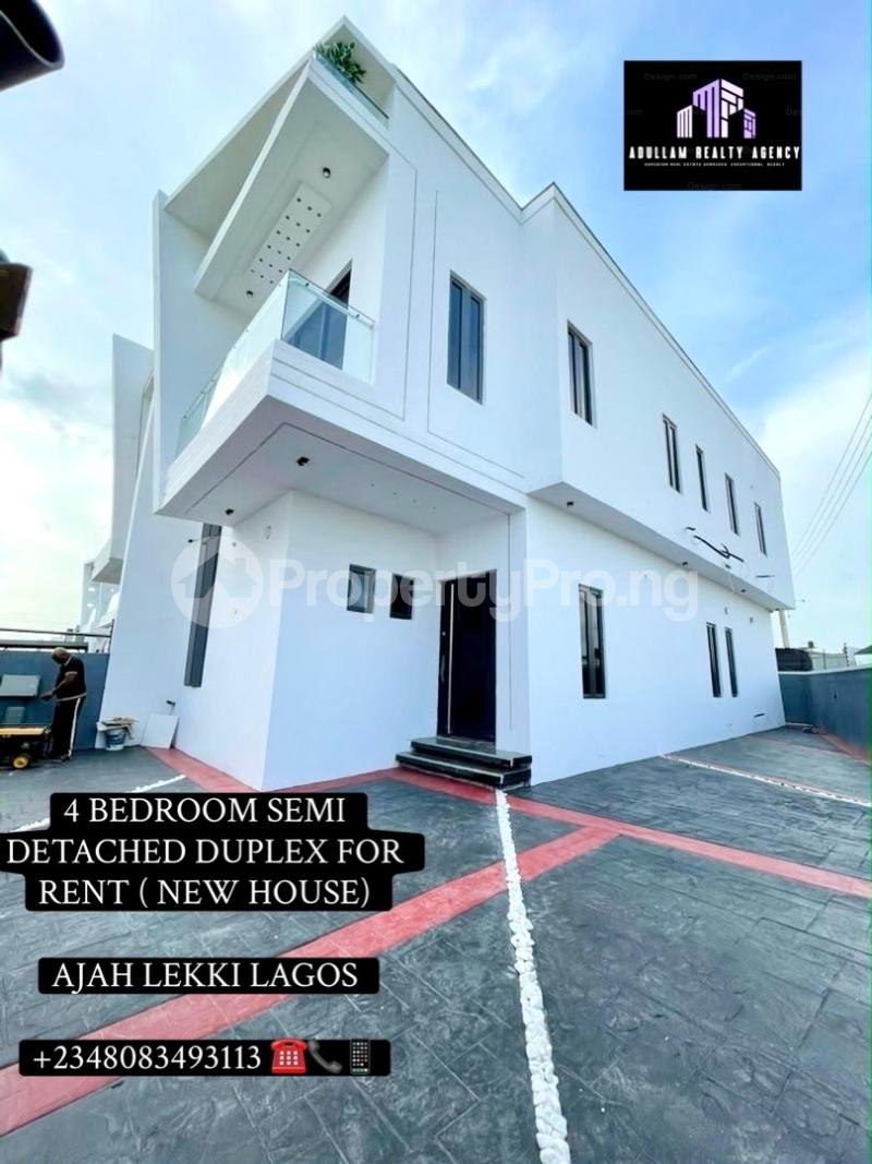 4 bedroom House for rent Ajah Lagos