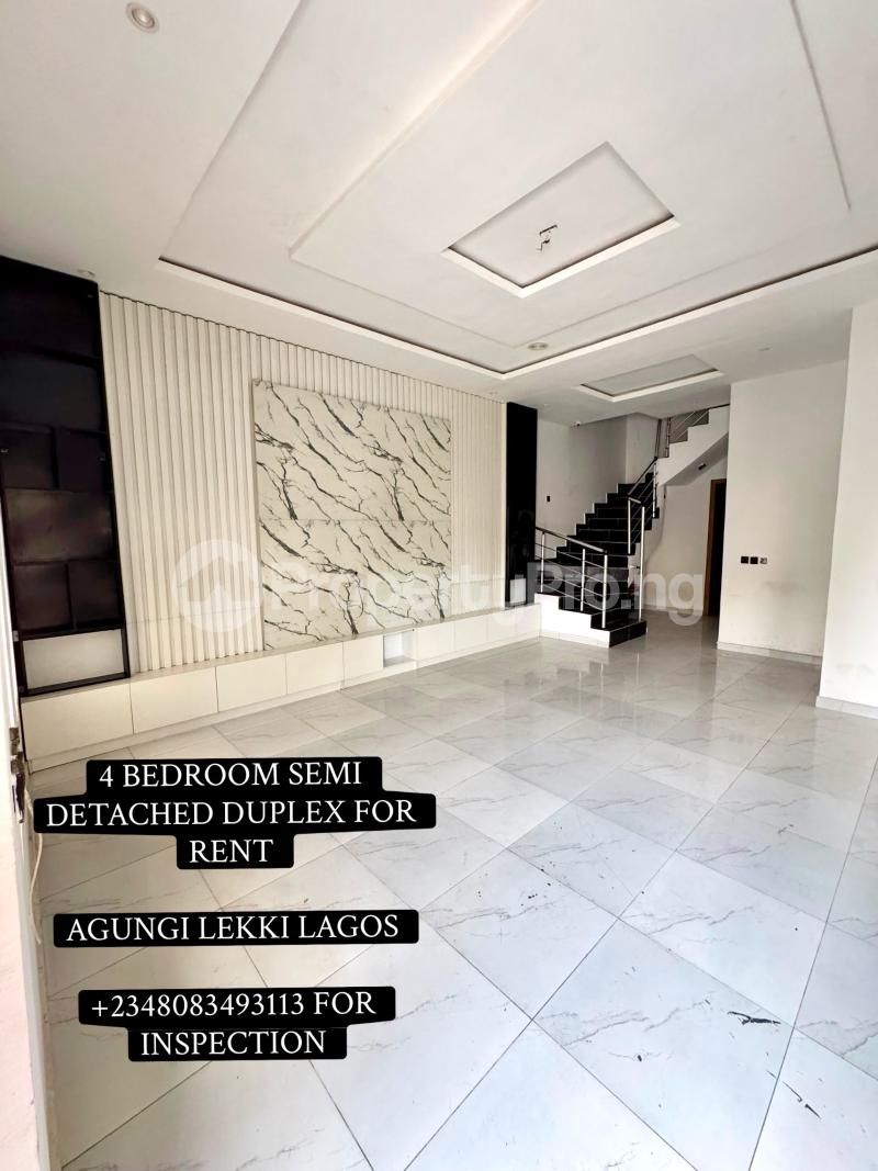 4 bedroom House for rent Agungi Lekki Lagos