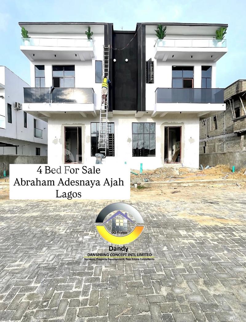 4 bedroom House for sale Abraham adesanya estate Ajah Lagos