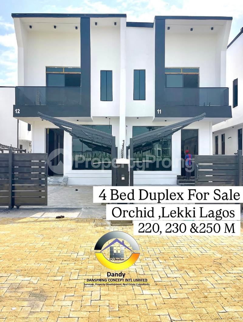 4 bedroom House for sale Orchid Lekki Lagos