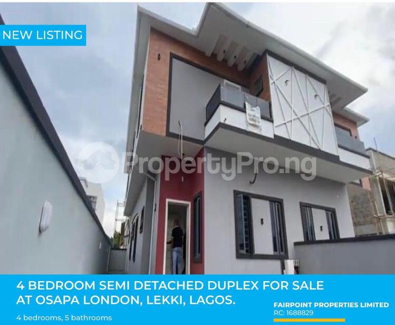 4 bedroom House for sale Osapa london Lekki Lagos