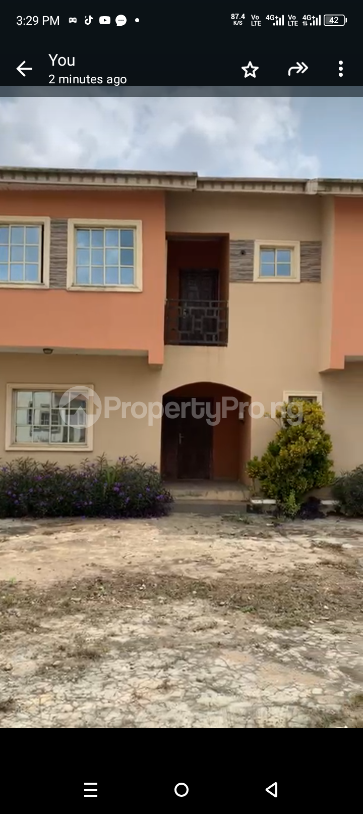 4 bedroom House for sale Mowe Ibafo, Ogun State. Mowe Obafemi Owode Ogun
