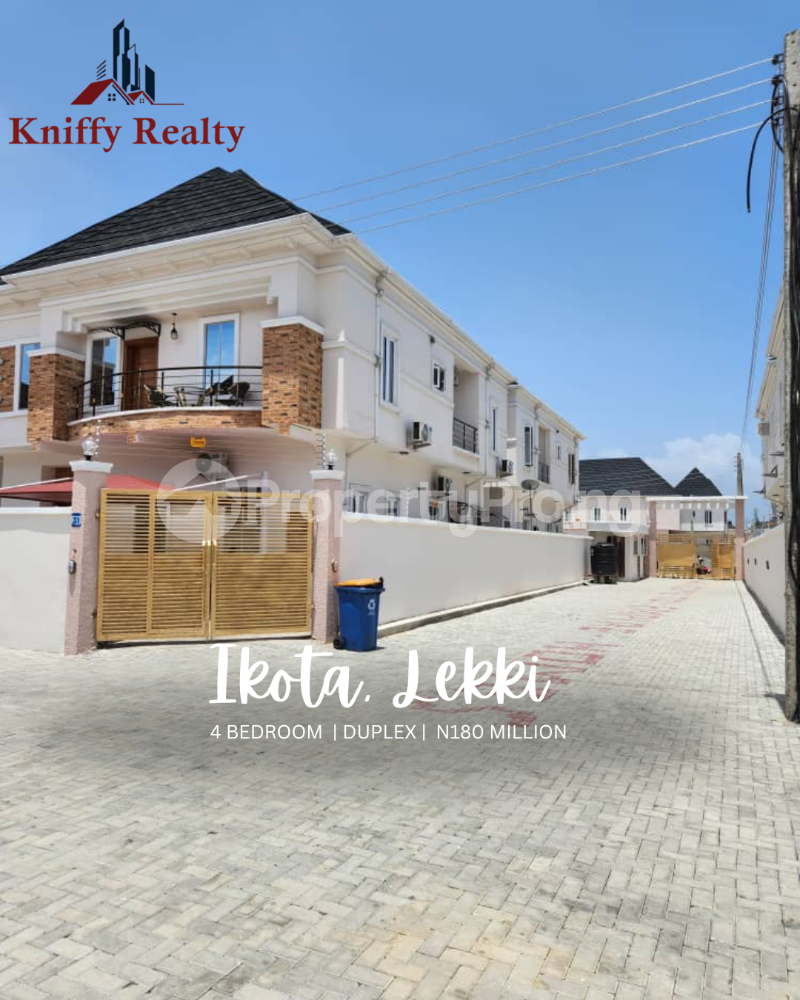 4 bedroom House for sale Ikota Lekki Lagos