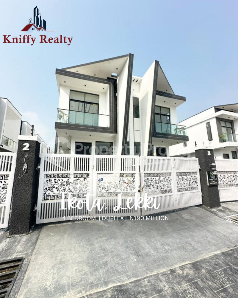 4 bedroom House for sale Ikota Lekki Lagos