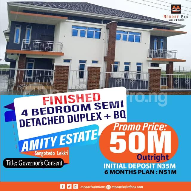 4 bedroom House for sale Sangotedo Lagos