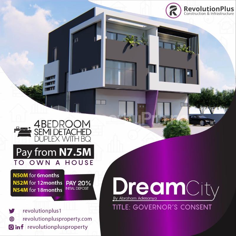 4 bedroom House for sale Abraham adesanya estate Ajah Lagos