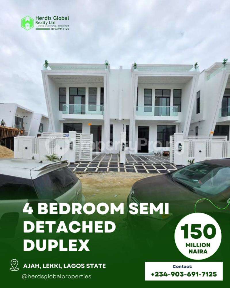 4 bedroom House for sale Around Ajah Bridge, Ado Ajah Lagos