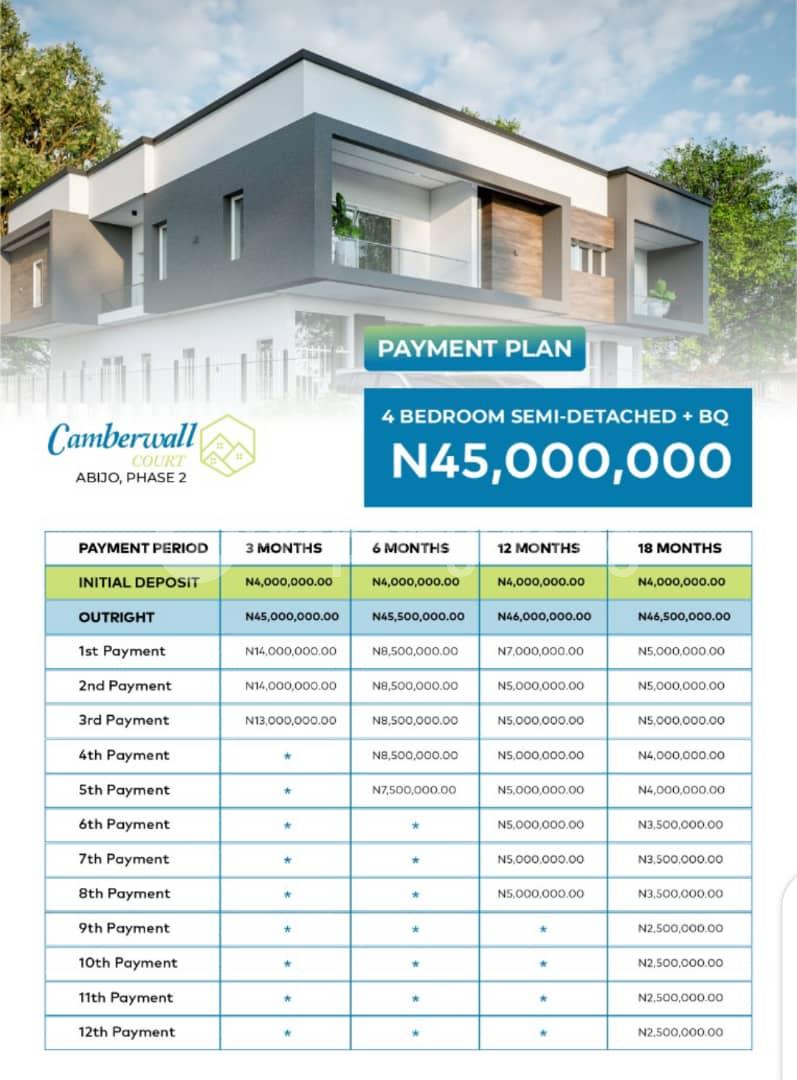 4 bedroom House for sale Abijo Ajah Lagos