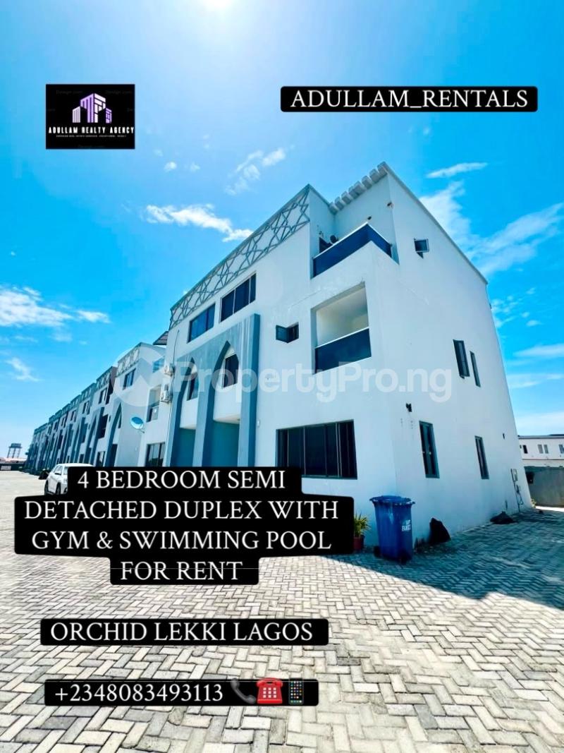 4 bedroom House for rent Orchid Lekki Lagos