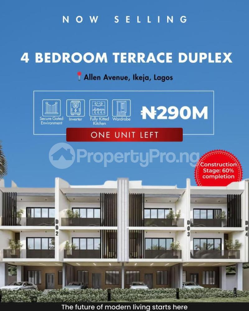 4 bedroom House for sale Off Allen Avenue Allen Avenue Ikeja Lagos