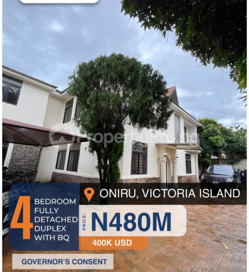 4 bedroom House for sale ONIRU Victoria Island Lagos