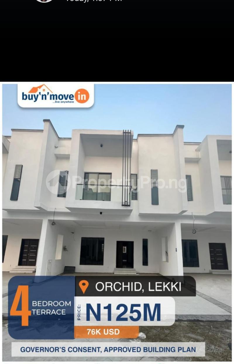 4 bedroom House for sale orchid Lekki Lagos