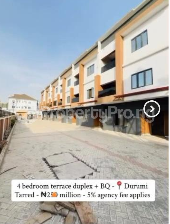 4 bedroom House for sale By American School Axis Durumi Abuja