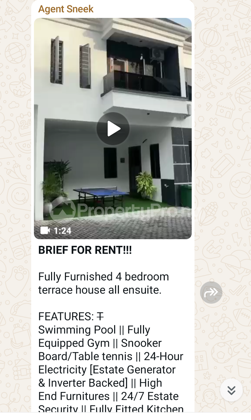 4 bedroom House for rent Harris Drive Vgc VGC Lekki Lagos