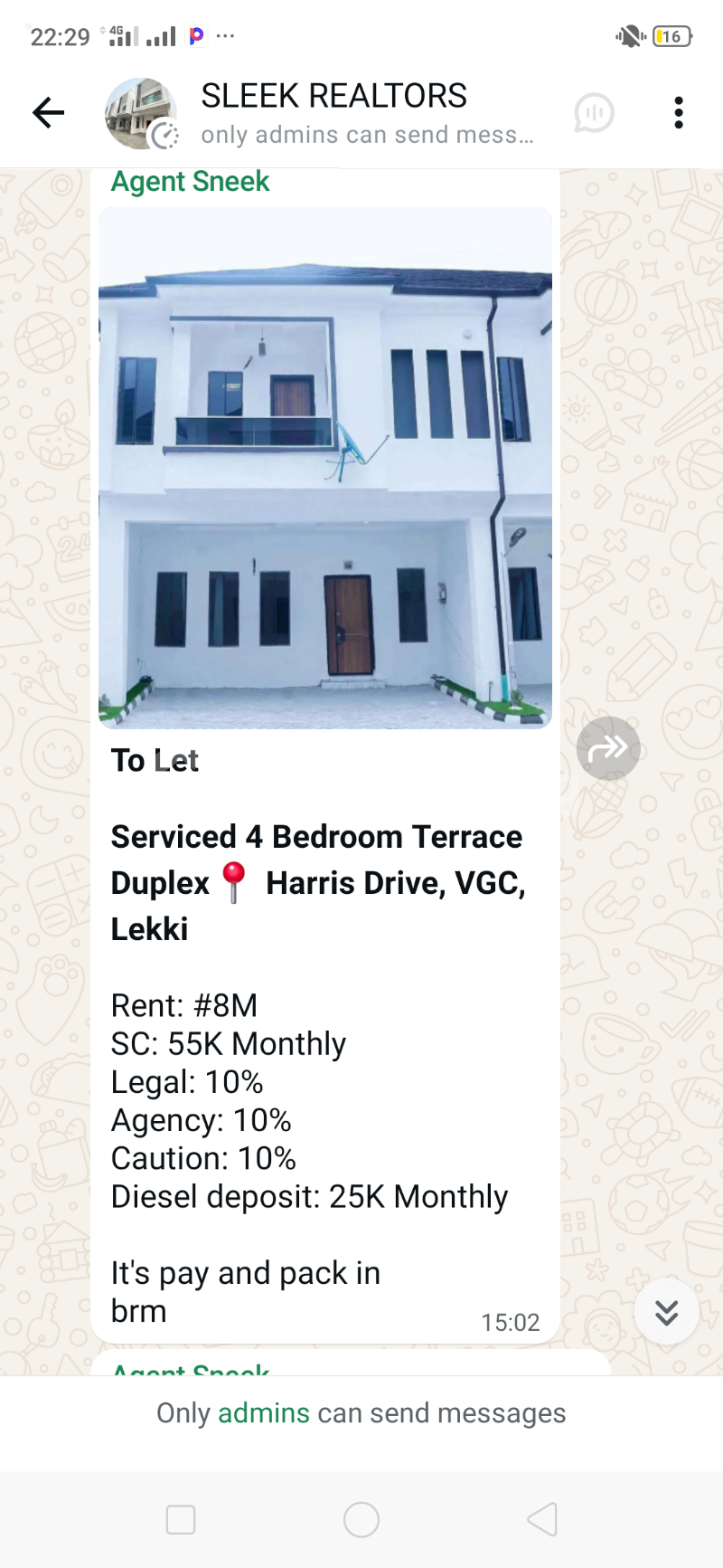 4 bedroom House for rent Harris Drive Lekki VGC Lekki Lagos