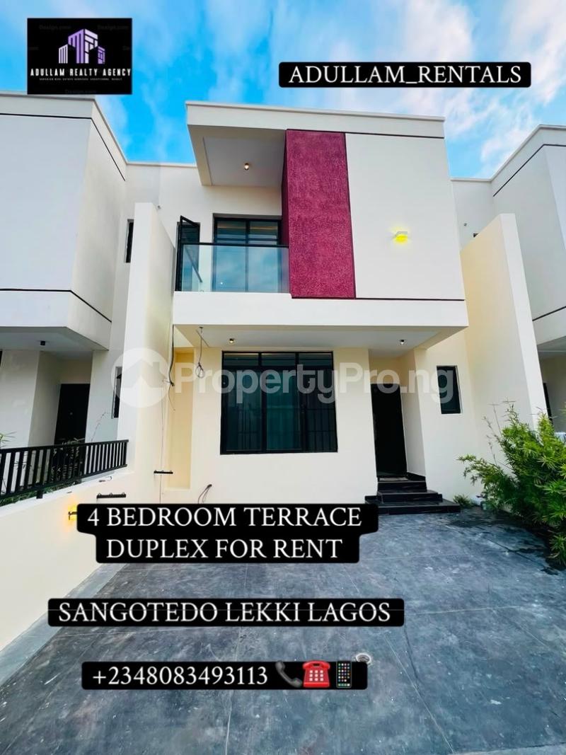 4 bedroom House for rent Sangotedo Ajah Lagos