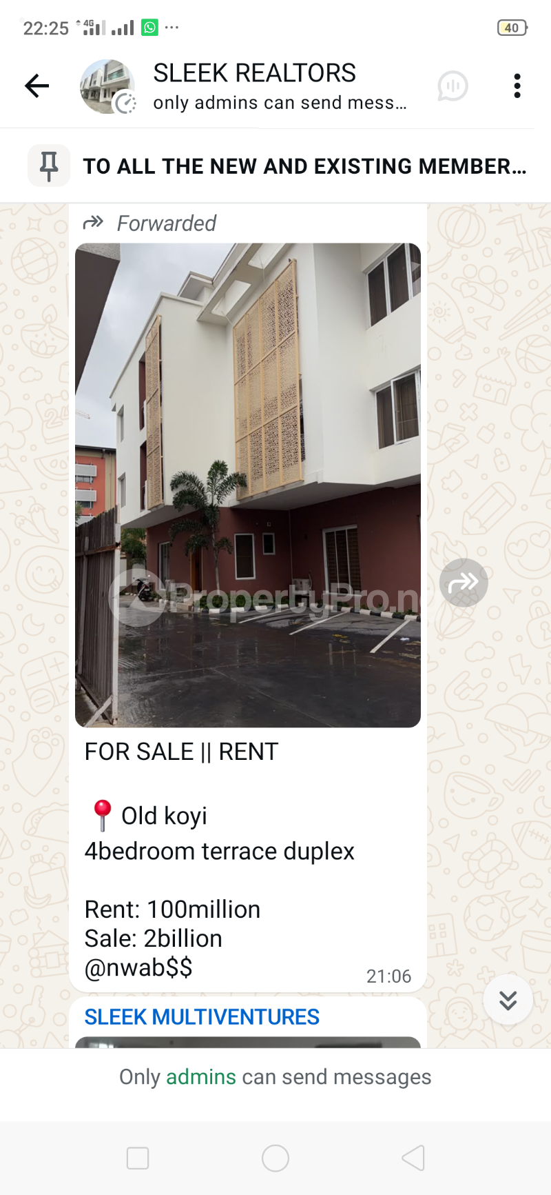 4 bedroom House for rent In An Estate Old Ikoyi Ikoyi Lagos