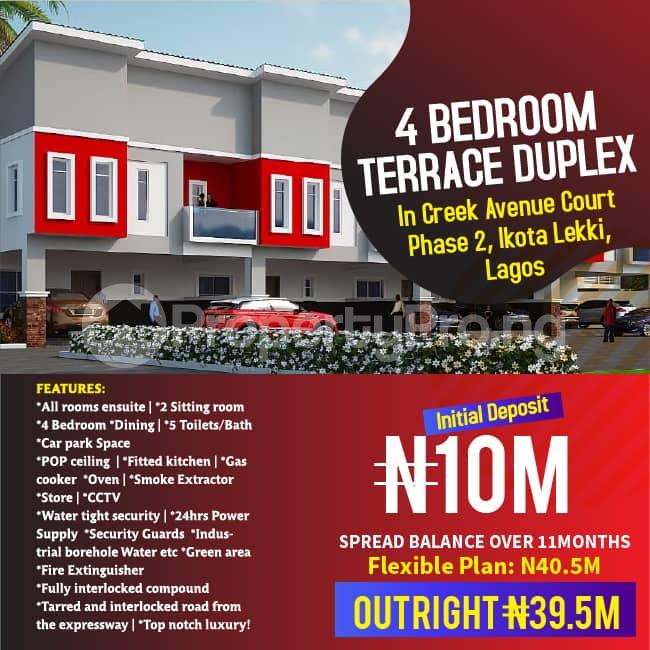 4 bedroom House for sale After 2nd Toll Gate At Chevron,lekki. Ikota Lekki Lagos