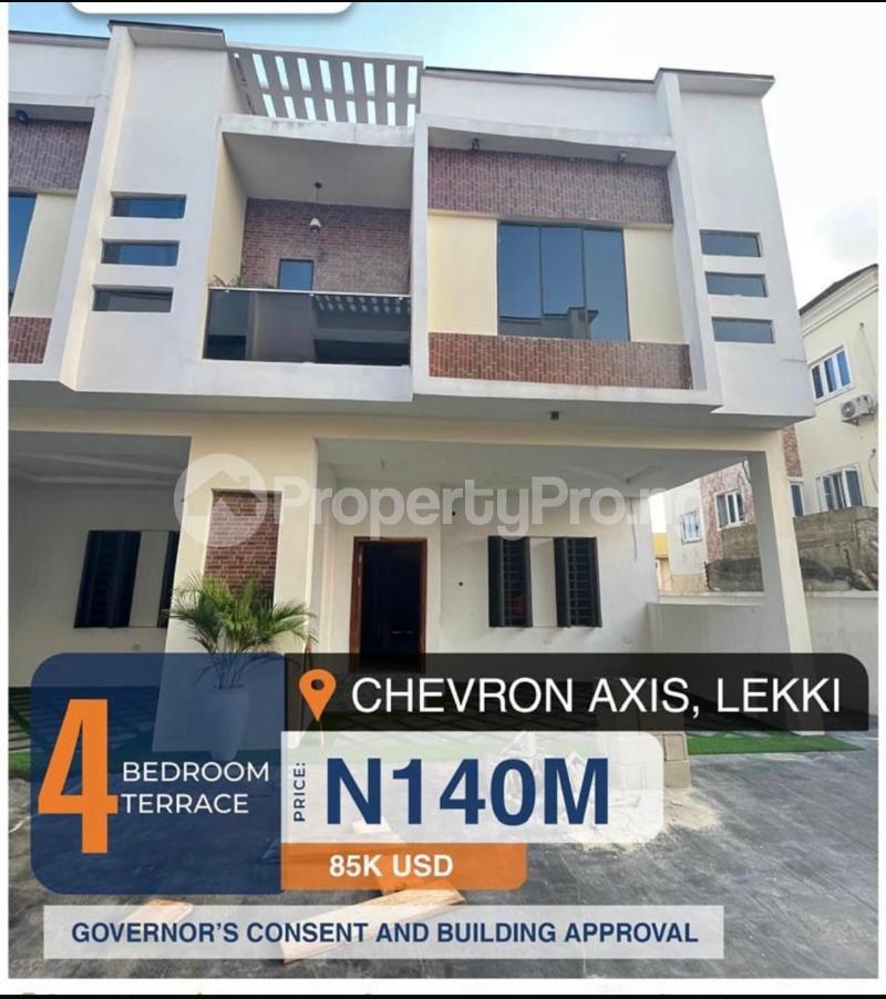 4 bedroom House for sale New Road By, chevron Lekki Lagos