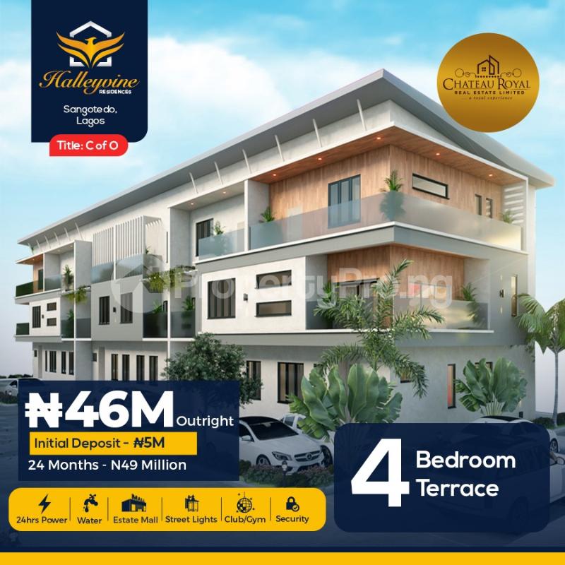 4 bedroom House for sale Off Monastery Road, 3 Minutes From Novare Mall(shoprite) Monastery road Sangotedo Lagos