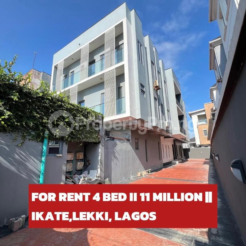 4 bedroom House for rent Ikate Lekki Lagos