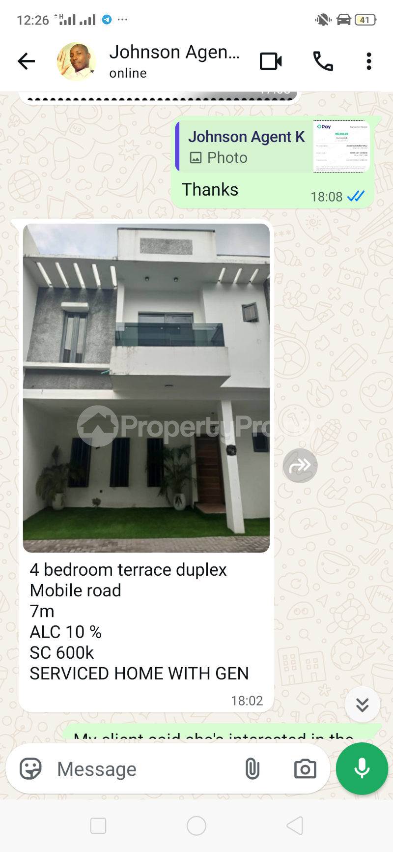 4 bedroom House for rent Mobil Road Ajah Lagos