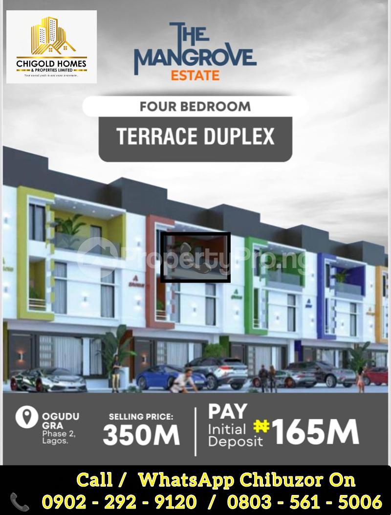 4 bedroom House for sale Axiel Ogudu GRA Ogudu Lagos