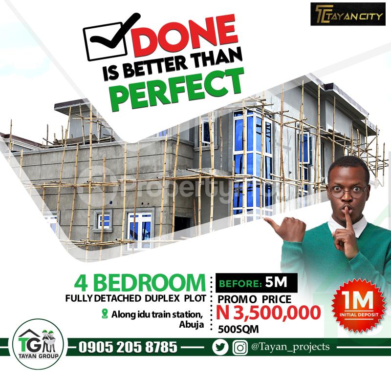 4 bedroom Land for sale Along Idu Train Station, Abuja. Idu Abuja