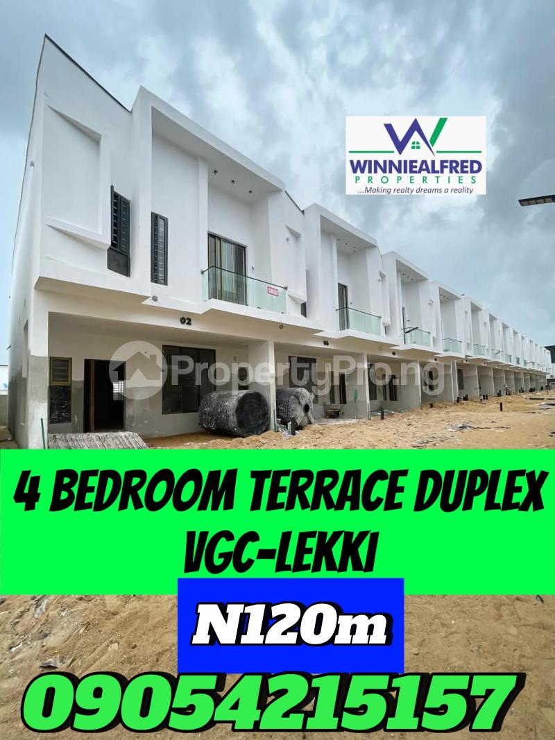 4 bedroom House for sale VGC Lekki Lagos