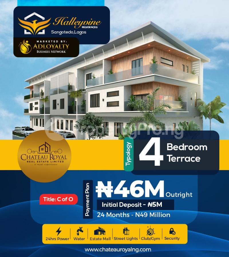 4 bedroom House for sale   Sangotedo Ajah Lagos