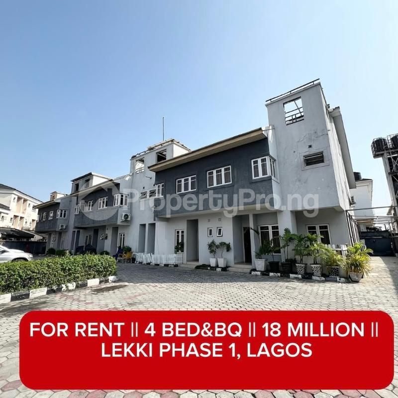4 bedroom House for rent 4 Bedroom Duplex For Rent Lekki Phase 1 Lekki Lagos