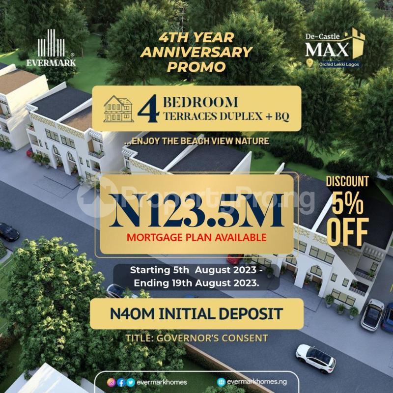 4 bedroom House for sale Lafiaji, Orchid Road, De Castle Max Estate Lekki Lagos