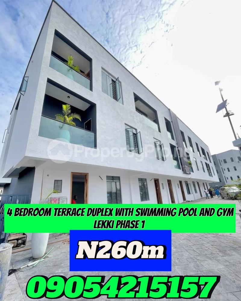 4 bedroom House for sale Lekki Phase 1 Lekki Lagos