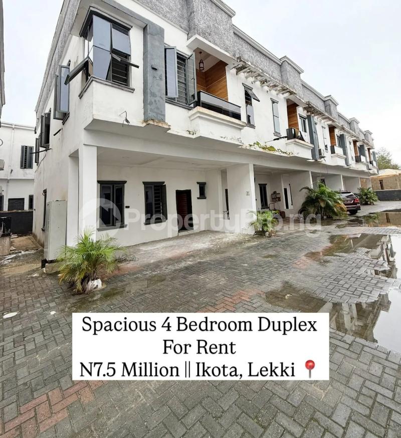4 bedroom House for rent 4 Bedroom Terrace For Rent Ikota Lekki Lagos - 0