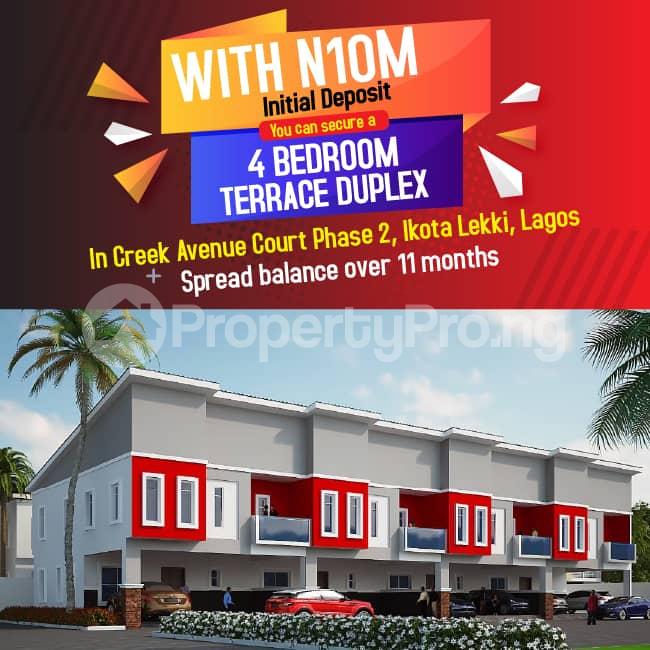 4 bedroom House for sale Creek Road After Chevron Toll Gate Lekki Phase 2 Lekki Lagos