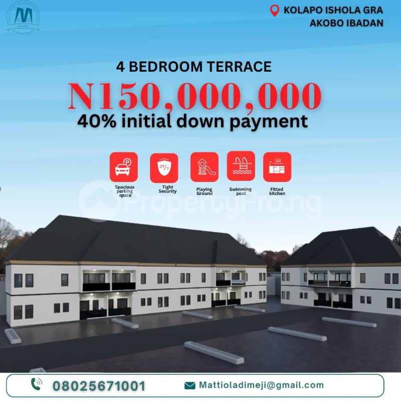 4 bedroom House for sale Kolapo Ishola Estate Akobo Ibadan Oyo